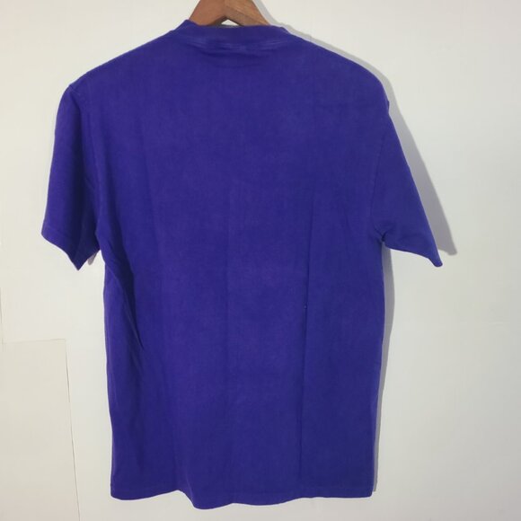 Vintage 90s Oneita Purple Mountian/Nature Medium T-Shirt Single Stitch USA - Picture 6 of 6